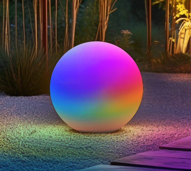 Lámpara Solar Led Century Bolla 0,7w Rgb Tenue. Ip44 Medio