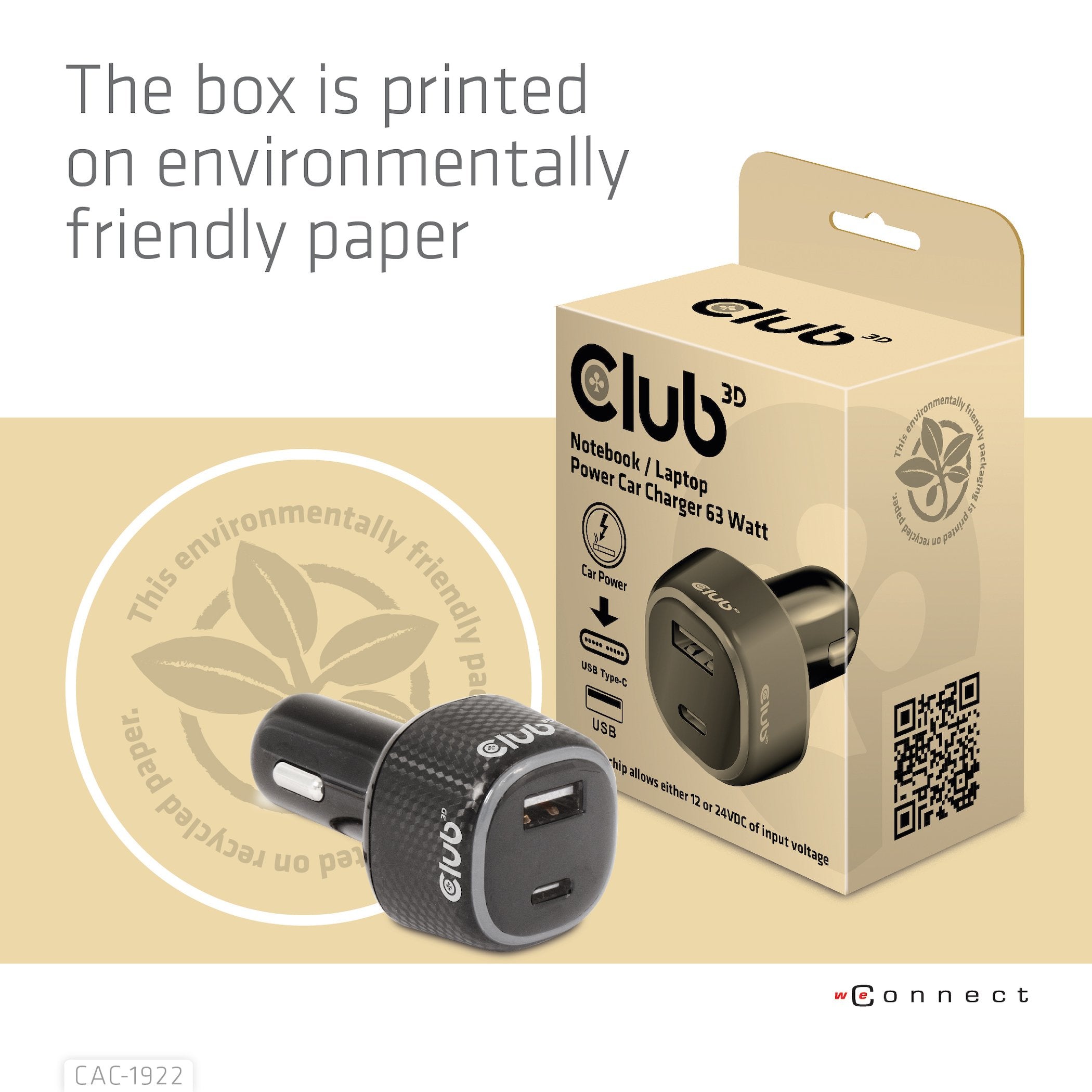 EAN 8719214472795 - CLUB3D USB KFZ-Ladegerät 1xUSB C A 63W 12/24V retail imagen 10
