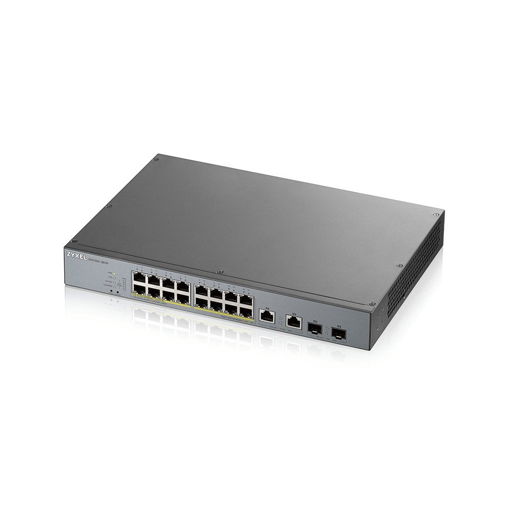 Zyxel Switch 18x Gs1350-18hp  Poe Long Range 250w