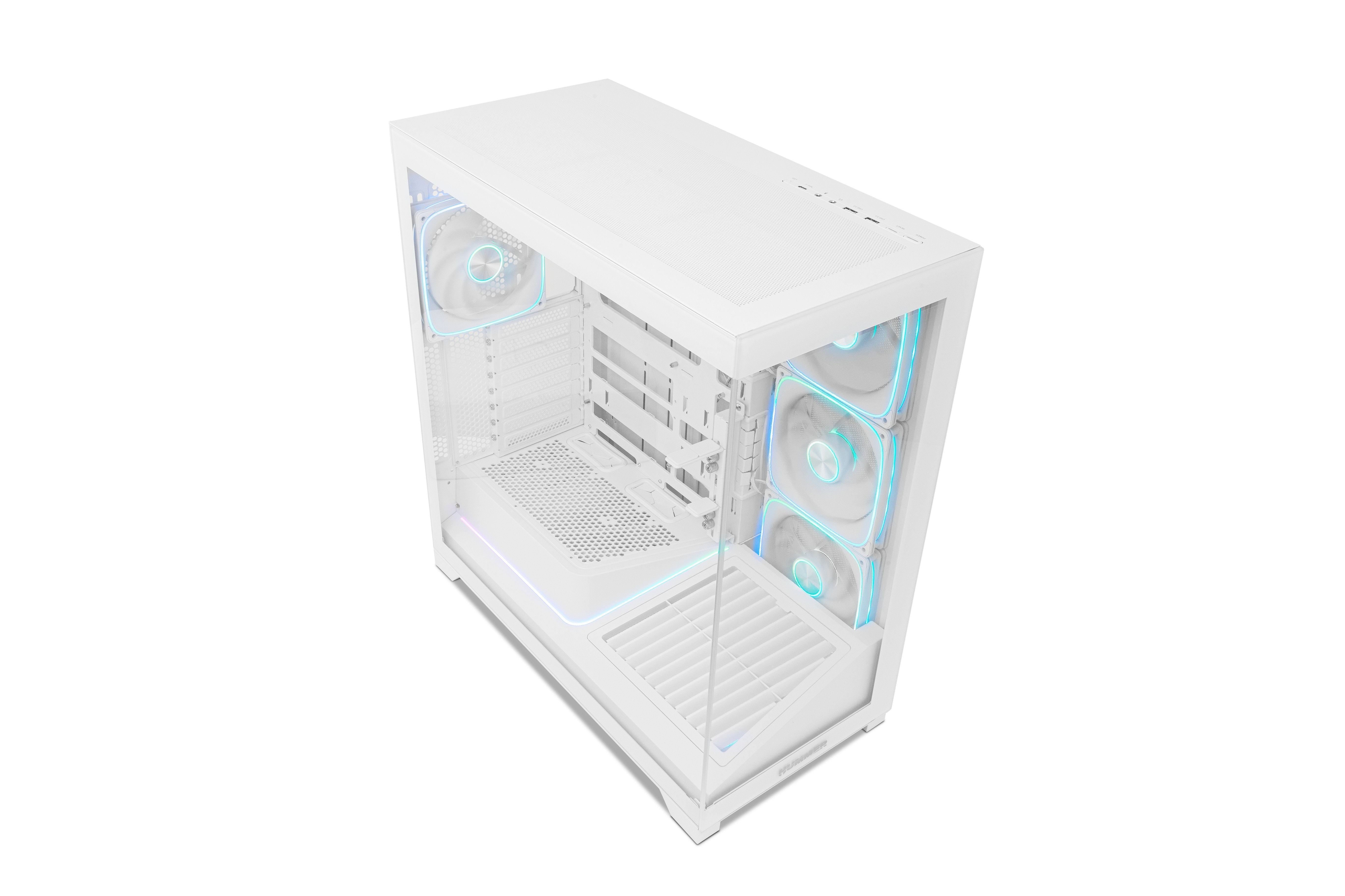 Caja Gaming Semitorre Nox Hummer Blade Blanca