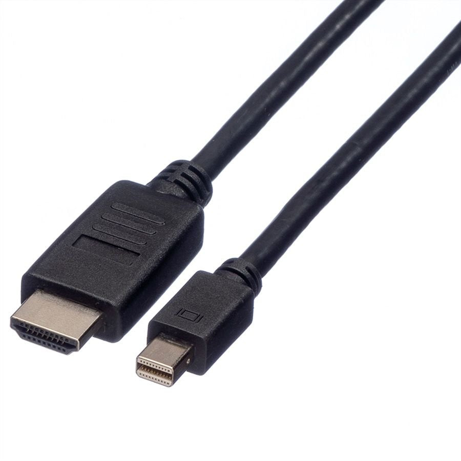 EAN 7611990134007 - ROLINE 11.04.5791 adaptador de cable de vídeo 2 m Mini DisplayPort Negro imagen 1