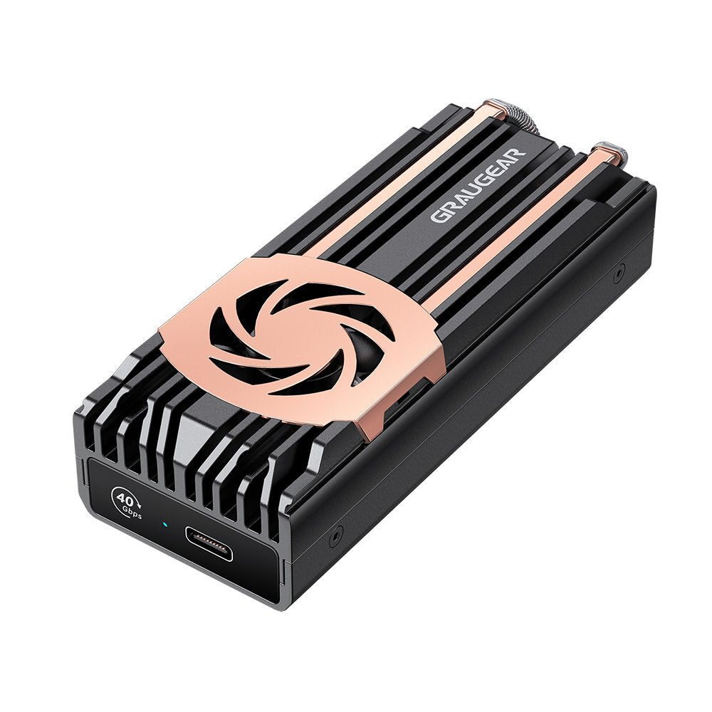EAN 4260746550955 - GRAUGEAR G-M2U4-40G-F caja para disco duro externo Caja externa para unidad de estado sólido (SSD) Negro  imagen 1
