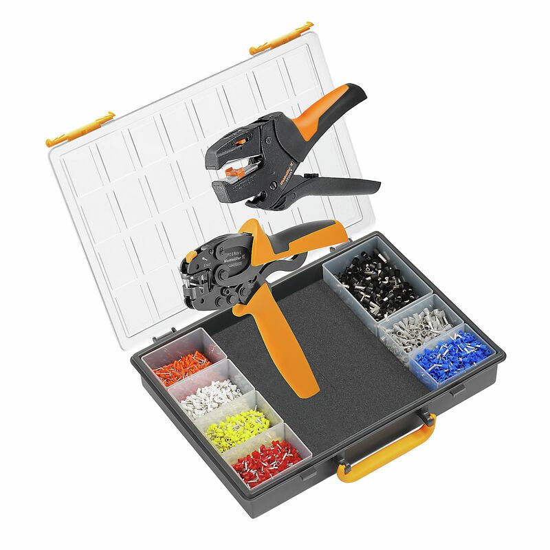 Weidmüller Crimp-Set Pz 6 Roto D 9028690000 Crimpzangen-Set Punteras De Cable 14 Hasta 60 Mm² Incl. Alicate Pelacables, Incl. Cri