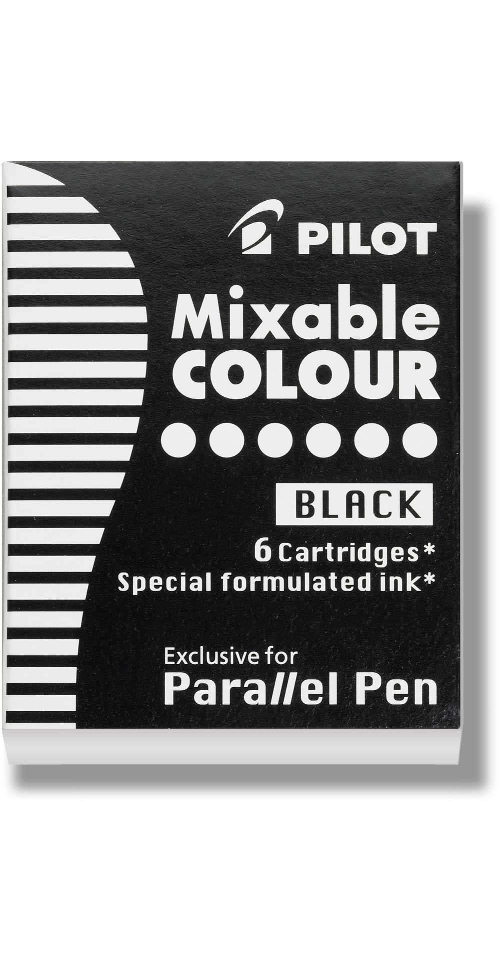 Pilot Cartuchos De Tinta Para Parallel Pen Caja De 6 Negro