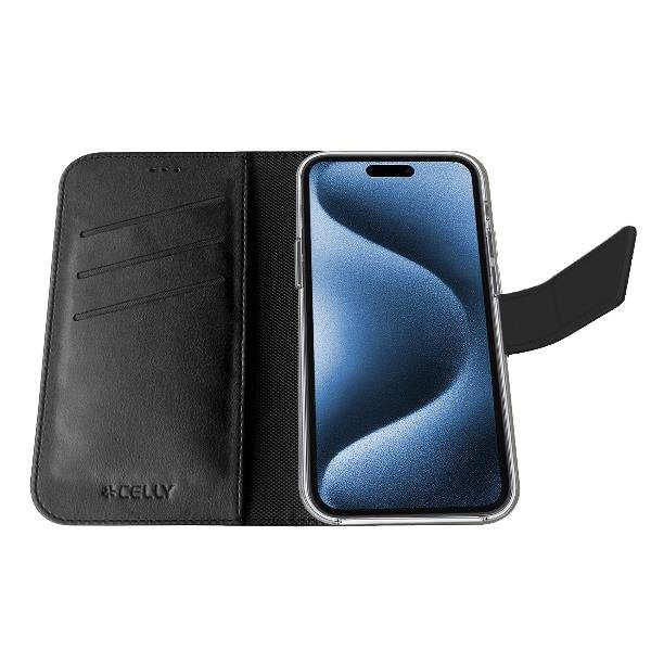 EAN 8021735223993 - Celly WALLYMAG funda para teléfono móvil 16 cm (6.3") Funda cartera Negro imagen 5