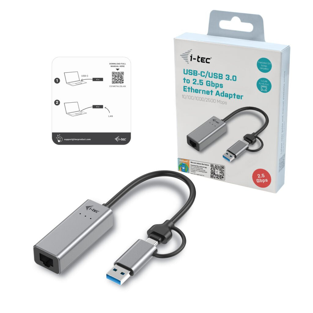 EAN 8595611703898 - i-tec Metal C31METAL25LAN adaptador y tarjeta de red 2500 Mbit/s imagen 4