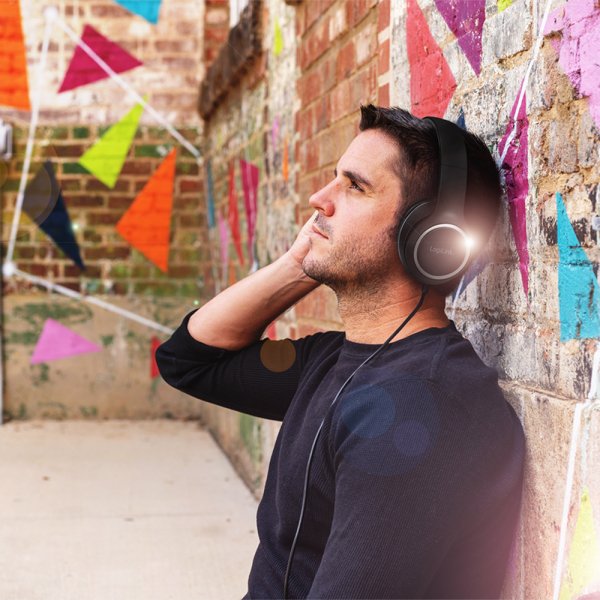Headset Stereo, With Microphone, 1x 3.5mm, Negro