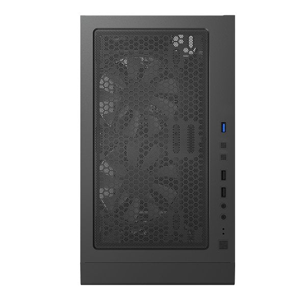 Caja Pc Montech X3 Glass Midi-Tower, Rgb, Temperojo Glass -Negro
