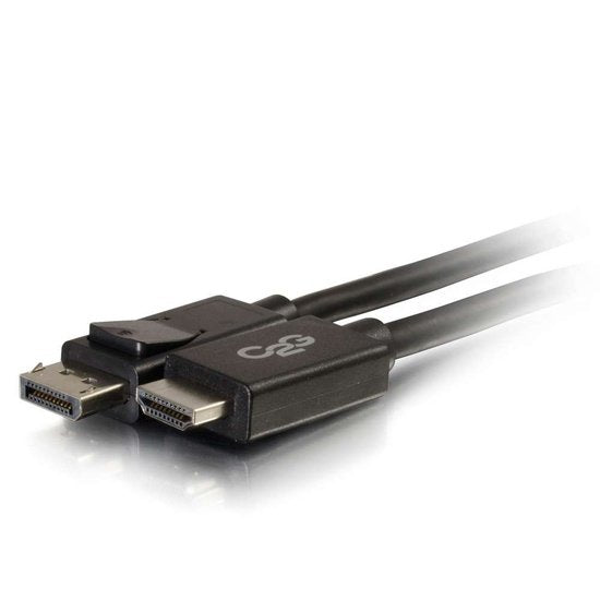 C2g 6ft Displayport To Hdmi Cable Dp To Hdmi Adapter Cable M/M Cable Displayport Displayport (M) A Hdmi (M) 1.8 M Negro