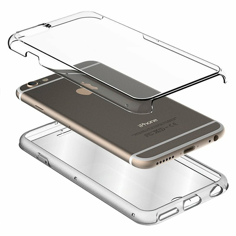 Funda Resistente Para Móvil, De Tipo Transparente, Silicona Semirígida 360º, Cubre Parte Frontal Y Trasera Del Smartphone.
Nada Podrá Destruir Tu Smartphone, Ni Caídas, Ni Golpes, Ni Arañazos... Tanto La Pantalla