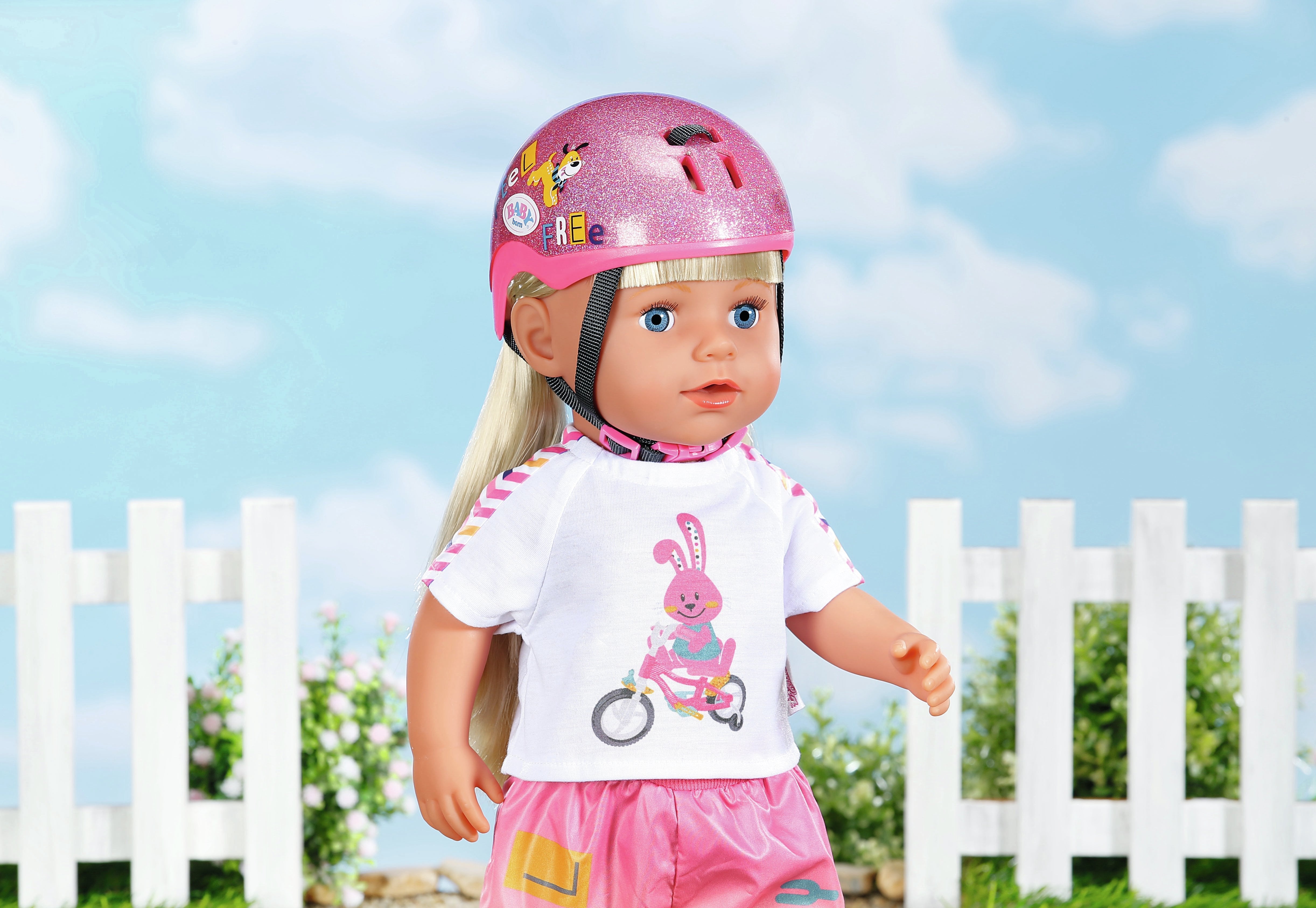 Casco De Bicicleta Zapf Creation Baby Born® 43 Cm, Accesorios Para Muñecas Rosa 836835