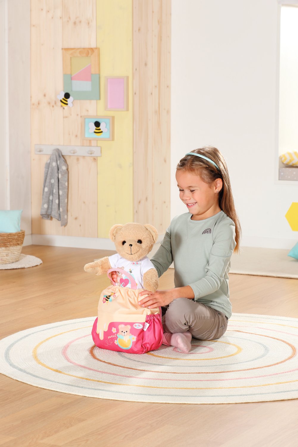 Mochila De Osito Baby Born® De Zapf Creation (Amarillo) 834831