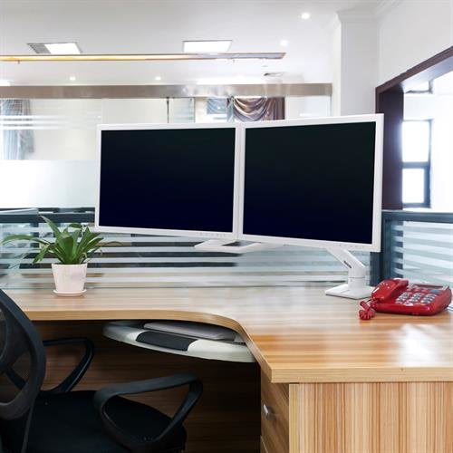 Ergotron 45-476-216 Soporte De Mesa Para Pantalla Plana 81,3 Cm (32") Atornillado Blanco