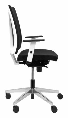 Silla Cózar Blanca Con Respaldo Malla Asiento Bal