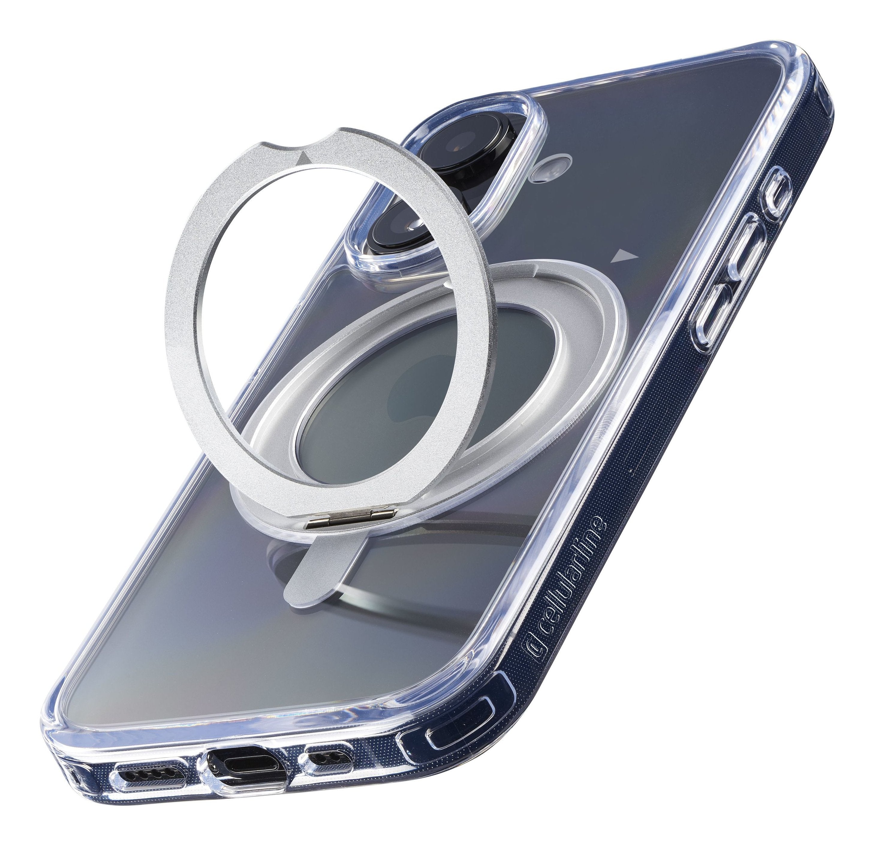 Cellularline Spin Mag Magsafe Case Iphone 16 Clear