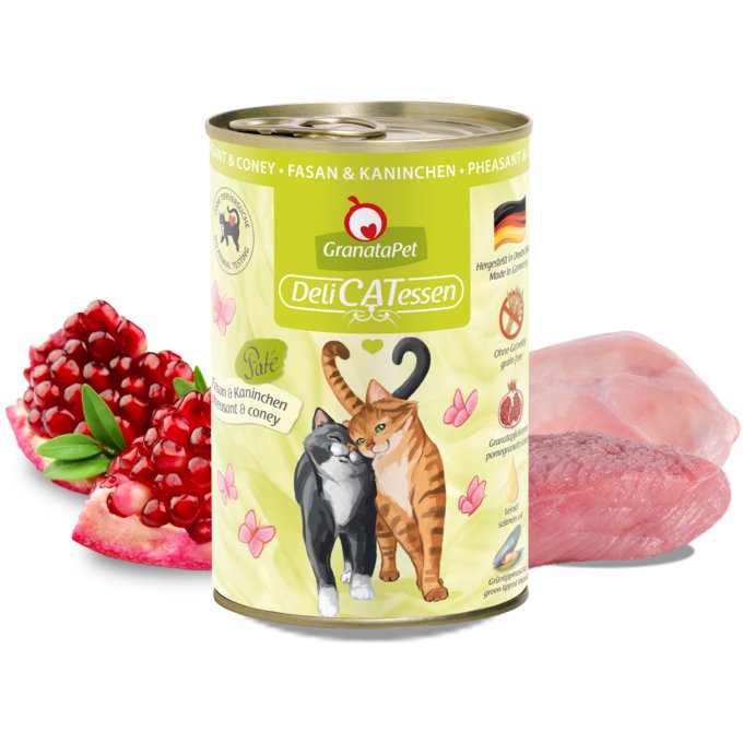 Granatapet Delicatessen Pheasant And Coney - Comida Húmeda Para Gatos - 400g
