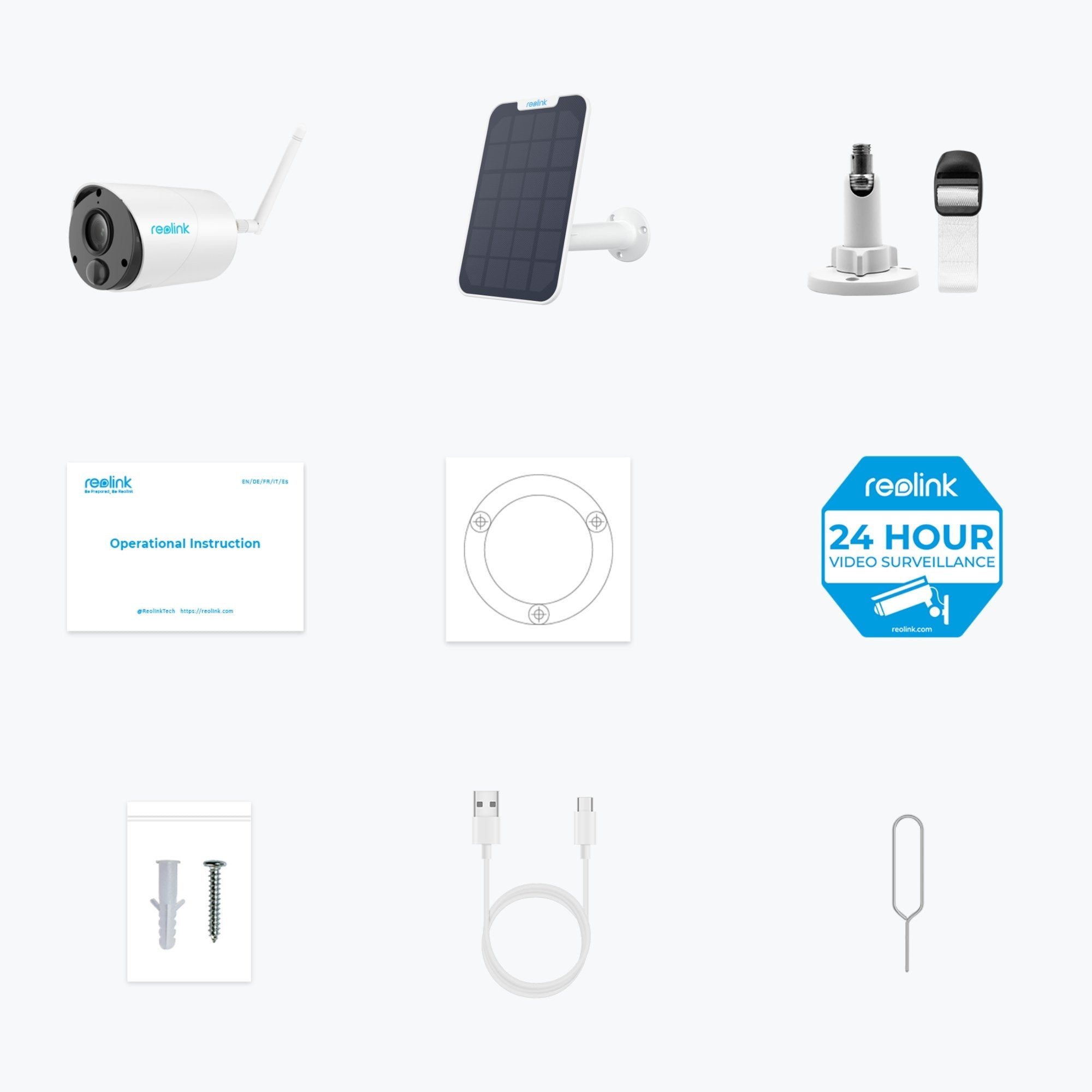 Reolink Argus Series B320 Battery Wi-Fi Camera With Solar Panel