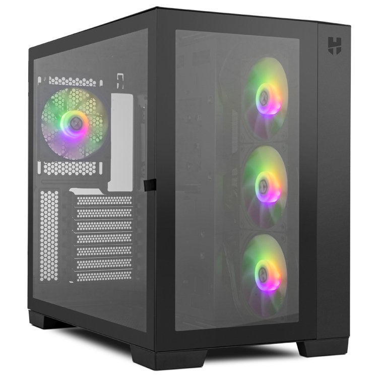 Nox Caja Miditorre Deluxe Hummer Astra Negra