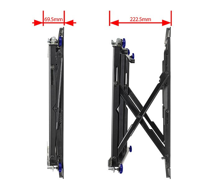 Ultra-Slim Pop-In, Pop-Out  Videowall Mount With
