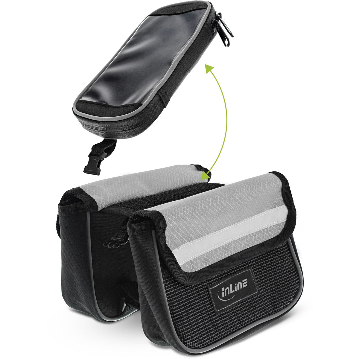 Bolsa De Bicicleta Multifuncional Inline Sport, Negra
