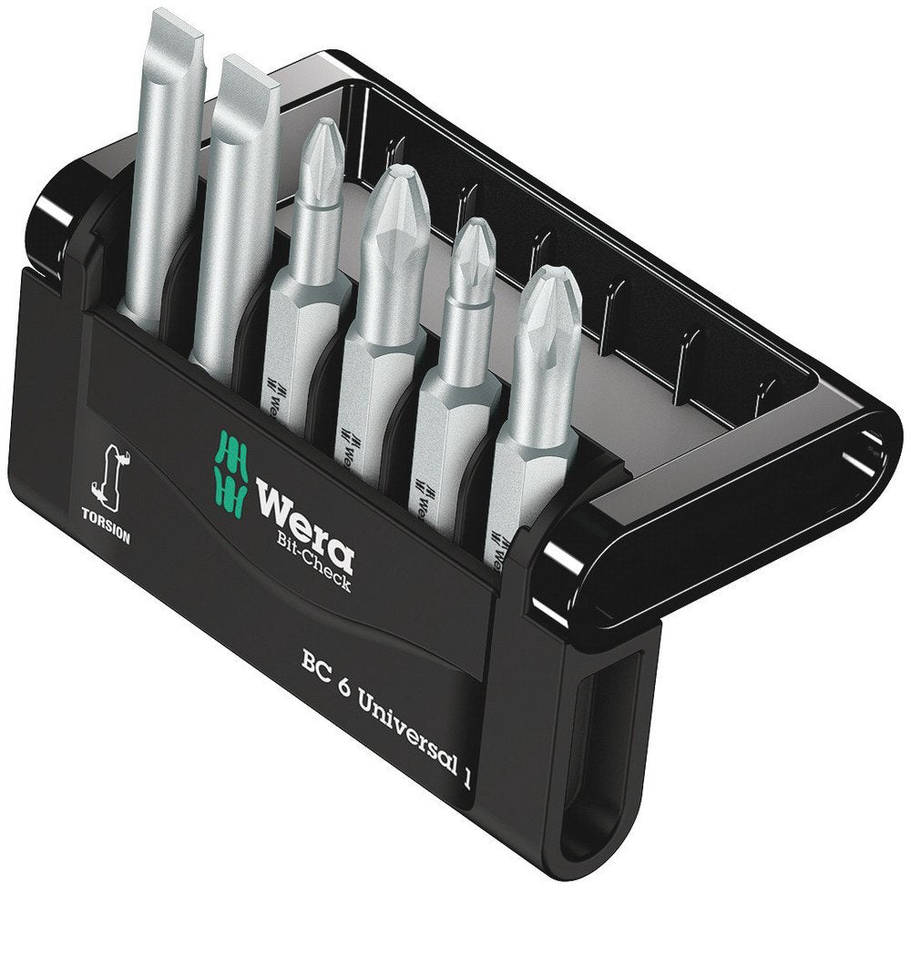 EAN 4013288156143 - Wera Bit-Check punta de destornillador 6 pieza(s) imagen 1