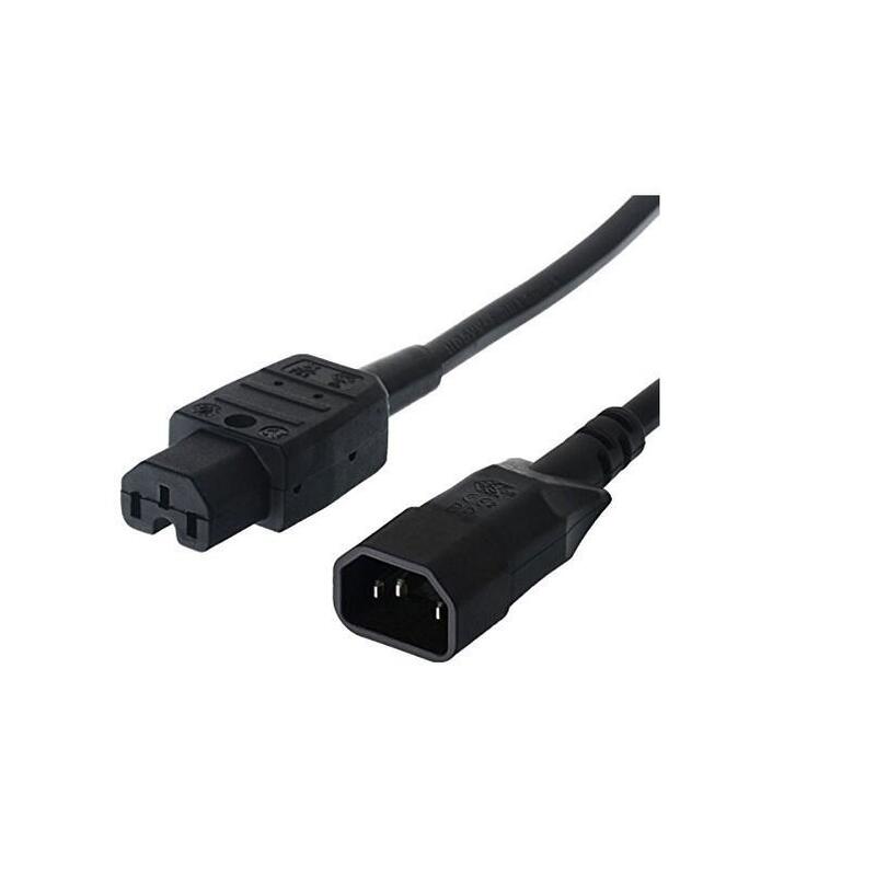 Bachmann Cable De Alimentación C14 Conector Macho/ C15 Conector Hembra 3m