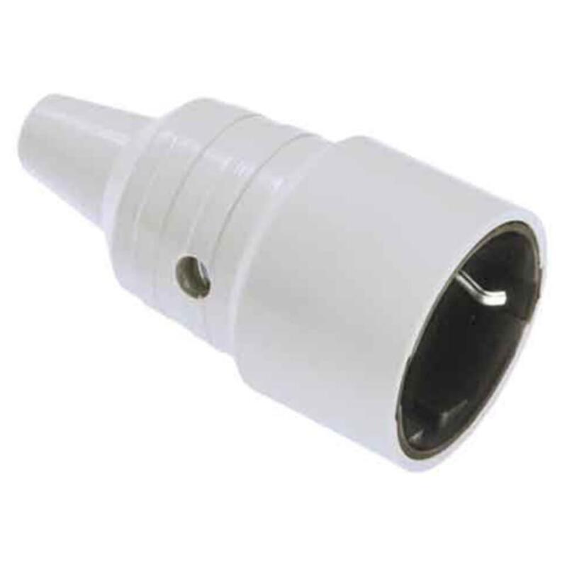 Bachmann Protección Contacto Acoplador Gris Montable Con Knickschutztulle