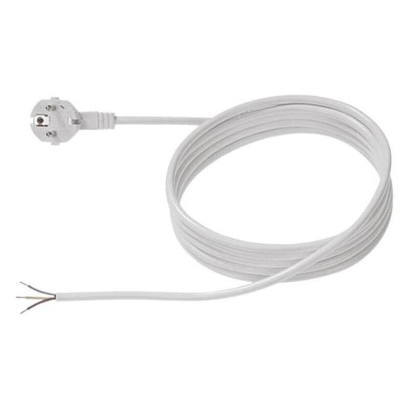Bachmann Zuleitung H05vv-F 3g1,5 3m, Weiss, Einzel Verpackt