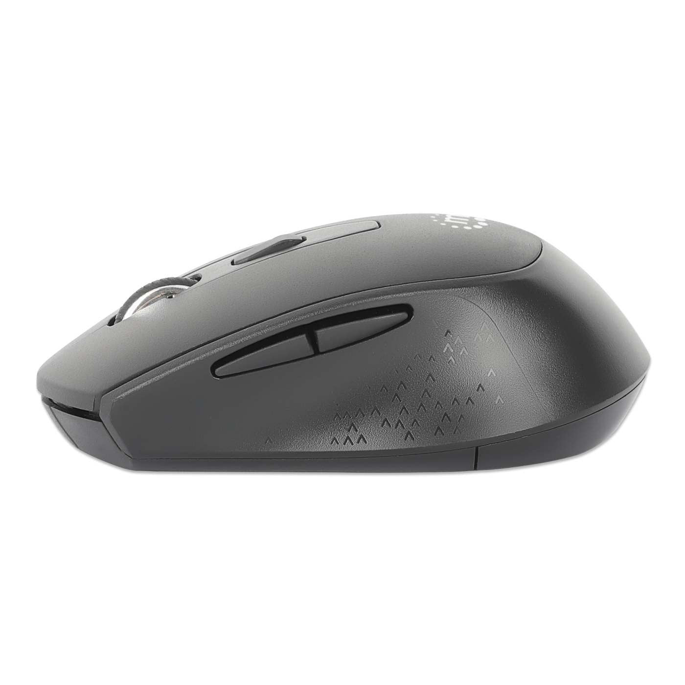 Ratón Manhattan 190343  Universal Ambidextro Rf Inalámbrico Óptico 1600 Dpi