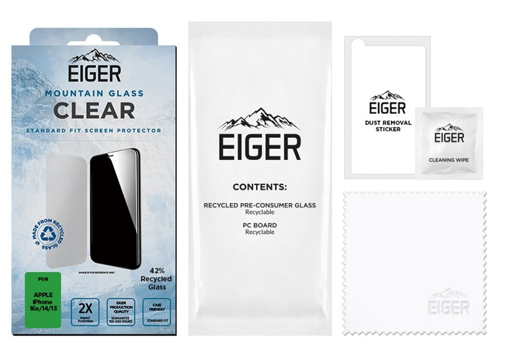 Eiger Sp Mountain Glass Clear Iphone 16e/14/13/13pro