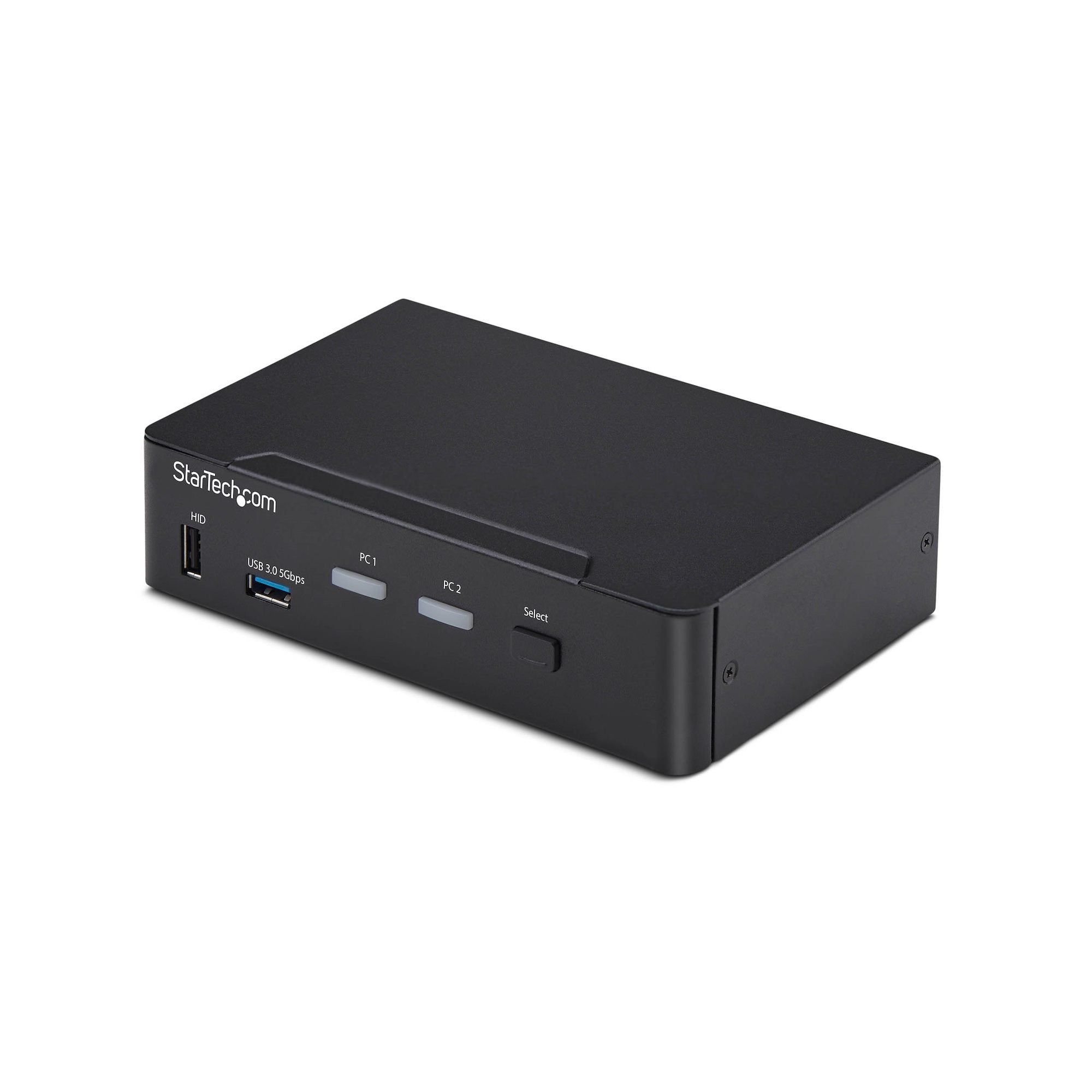 Startech.Com 2-Port Displayport Kvm Switch 4k 60hz Dp 1.2 Hdcp 1.4 Edid Management 2-Port Usb 3.0 Hub Dp Kvm Umschalter