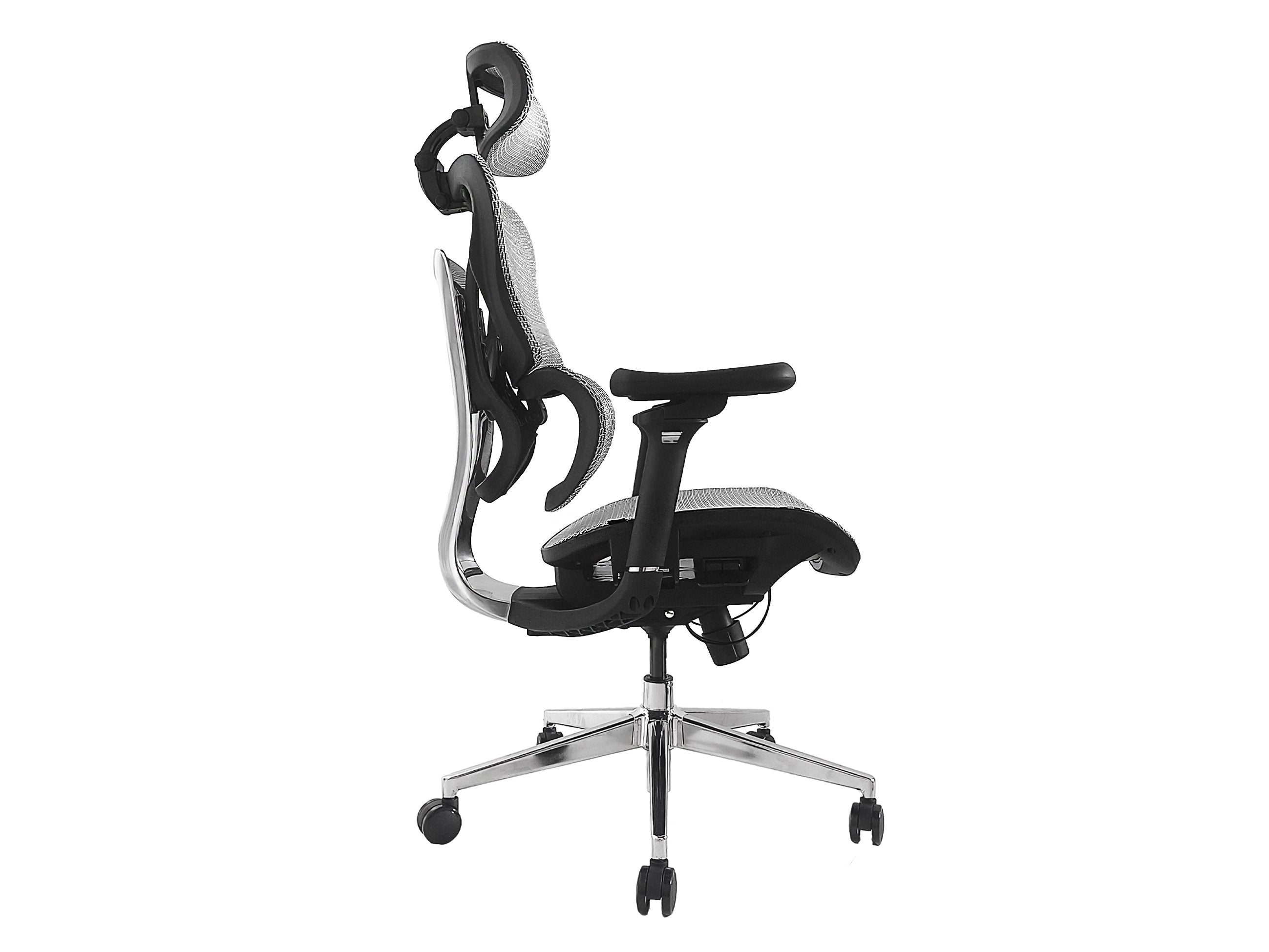 Silla De Oficina Ergonomica Equip 651050 Premium Color Gris Tapiceria Malla 5 Posiciones