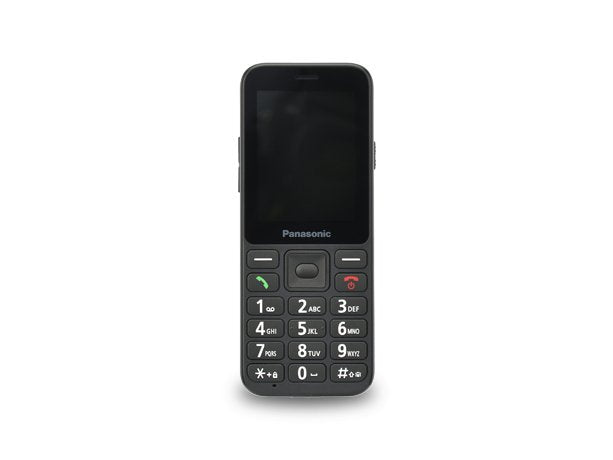 Teléfono Panasonic Kx-Tu250 6,1 Cm (2.4") 106 G Negro  Para Personas Mayores