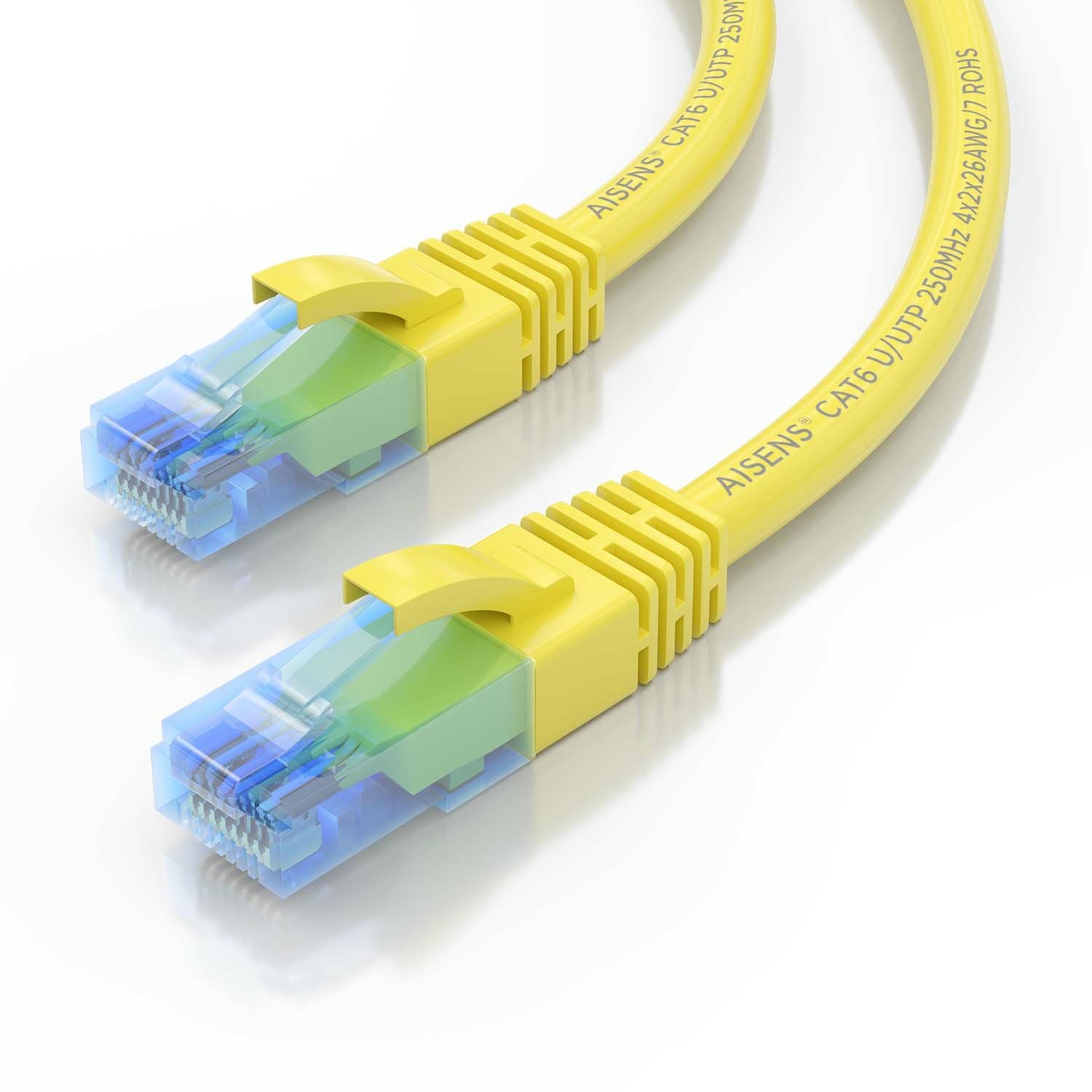 Aisens Cable De Red Rj45 Cat.6 Utp Awg26 Cca - 2m - Amarillo