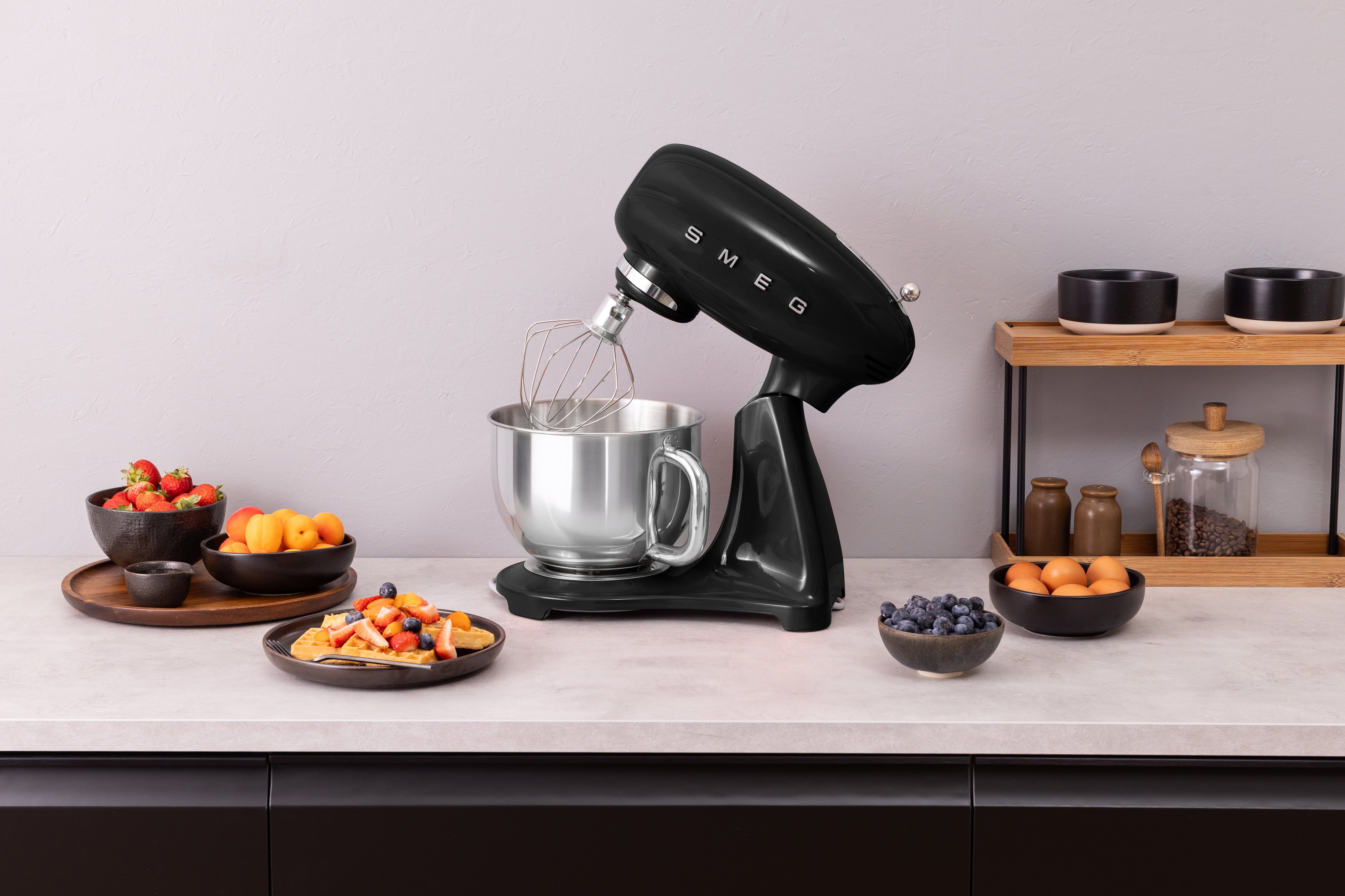 Smeg Küchenmaschine Smf05bleu, 4.8l, 1000w, Negro