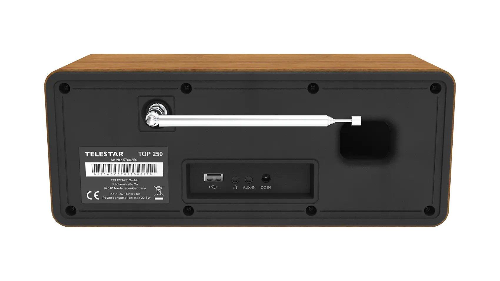 Telemar Top 250 Holz Multifunktionsradios Mationär