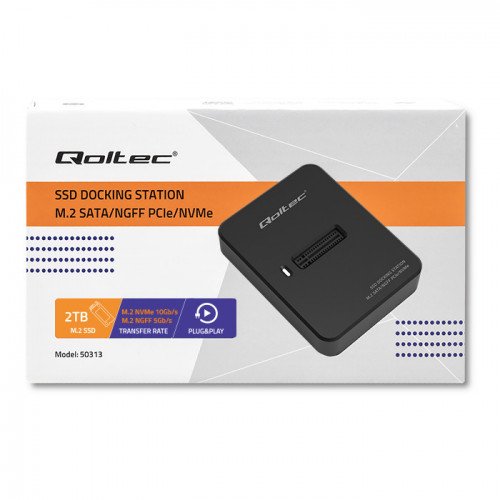 EAN 5901878503134 - Qoltec 50313 caja para disco duro externo Caja externa para unidad de estado sólido (SSD) Negro M.2 imagen 9