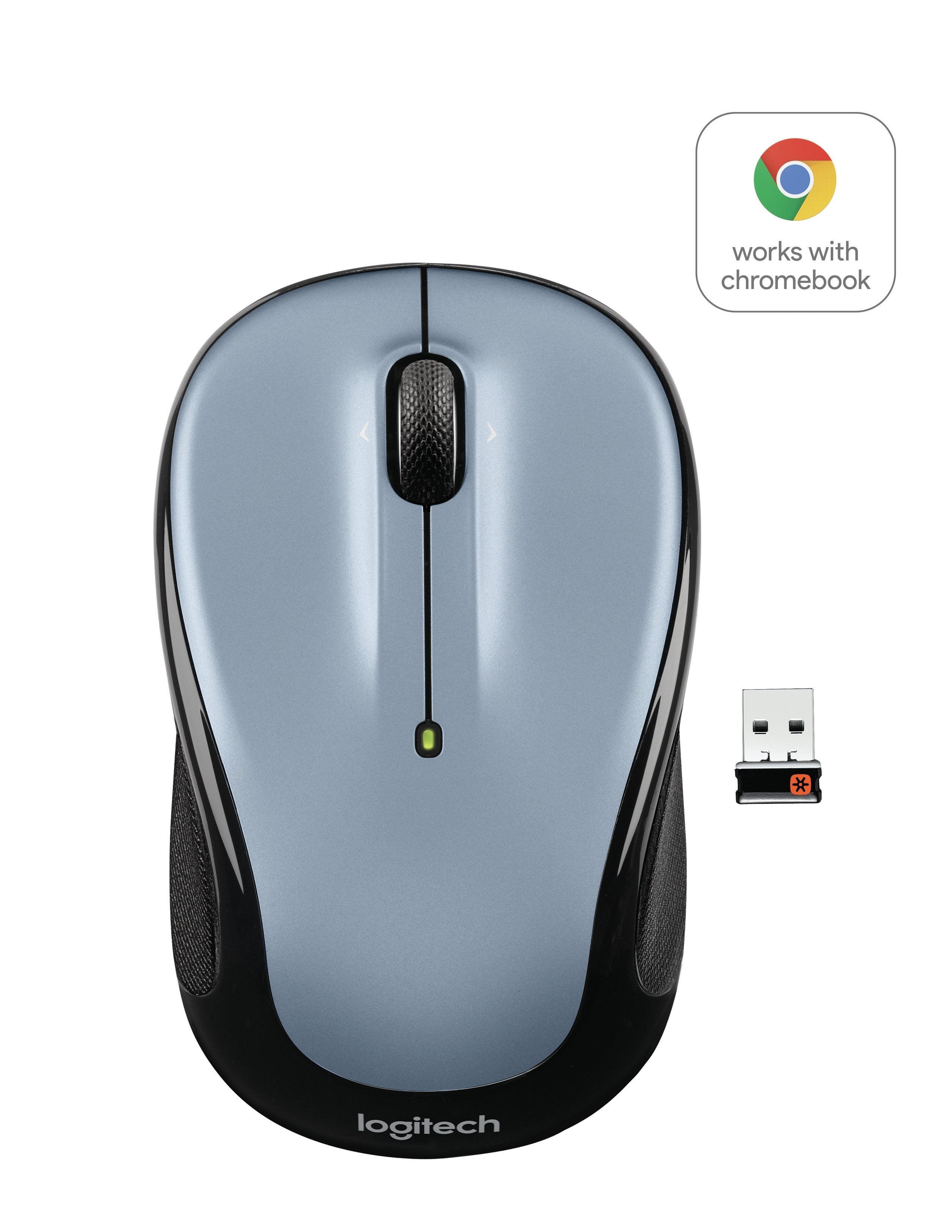 Ratón Inalámbrico Logitech M325 Dark Silver 910-002142