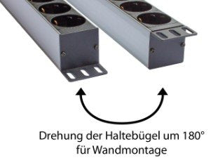Alcasa Gc-N0087 Regleta Rack 19 " 1,80m 8 Salidas
