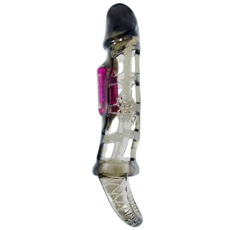 Baile - Funda Extensora Pene Con Vibración Y Strap 13.5 Cm