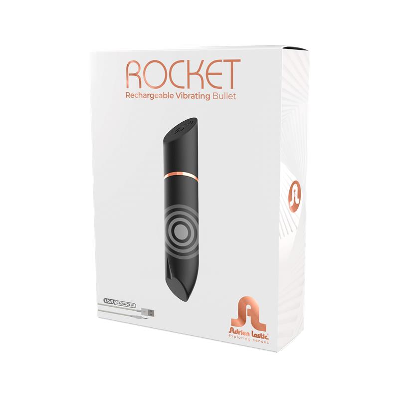 Adrien Lastic - Rocket Bala Recargable Negro