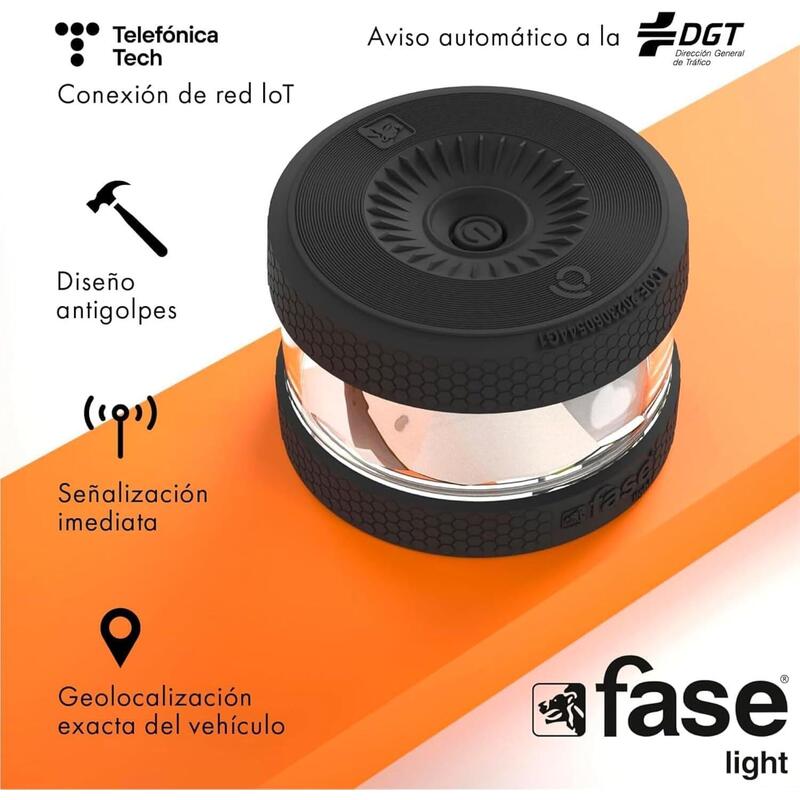 Baliza Faselight Luz De Emergencia Geolocalizada Homologada V16 + Gafas De Regalo