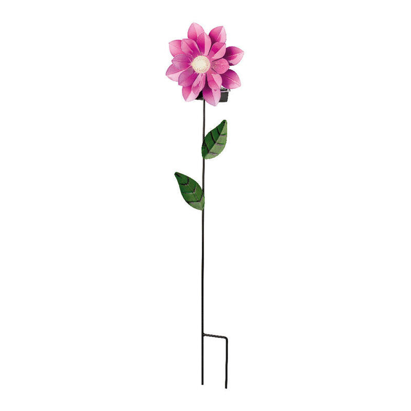 Baliza Solar Forma De Flor Colores Surtidos 11 X 6 X 49,5 Cm