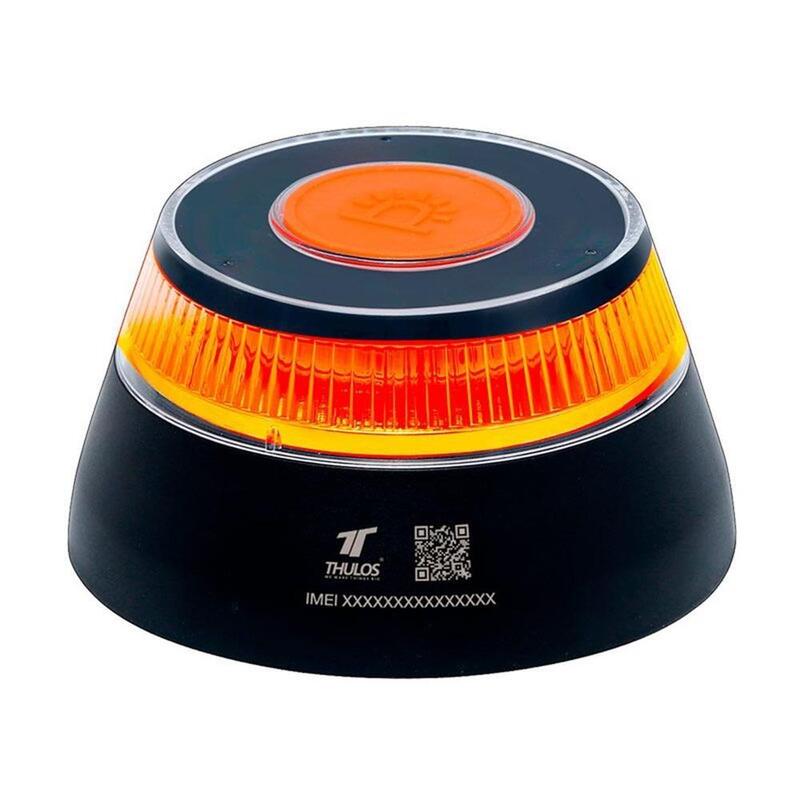Baliza Thulos Luz De Emergencia Geolocalizada Homologada Th V16+Funda+Luz Verde