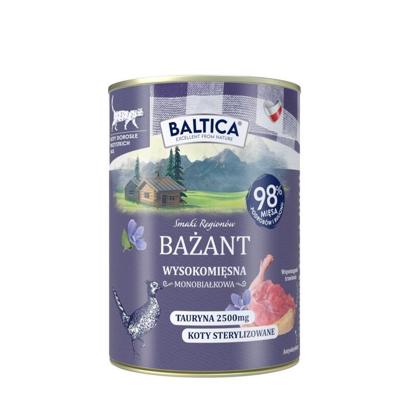 Baltica Flavors Of The Regions Pheasant Mono - Comida Húmeda Para Gatos - 400g