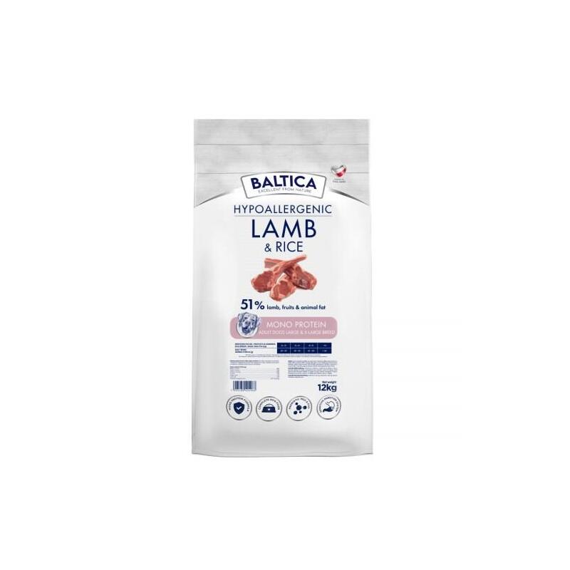 Baltica Nutraceutic Hypoallergenic Lamb & Rice L / Xl   12kg