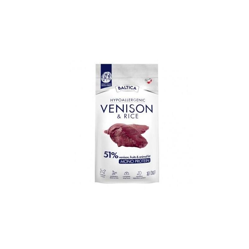 Baltica Nutraceutic Hypoallergenic Venison & Rice M  3kg