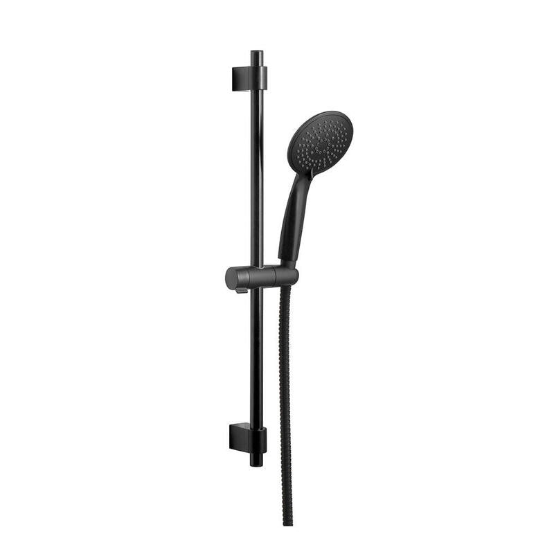 Barra De Ducha Con Flexo Y Mango. Serie Young Line Negro Mate 25451100 Wenko