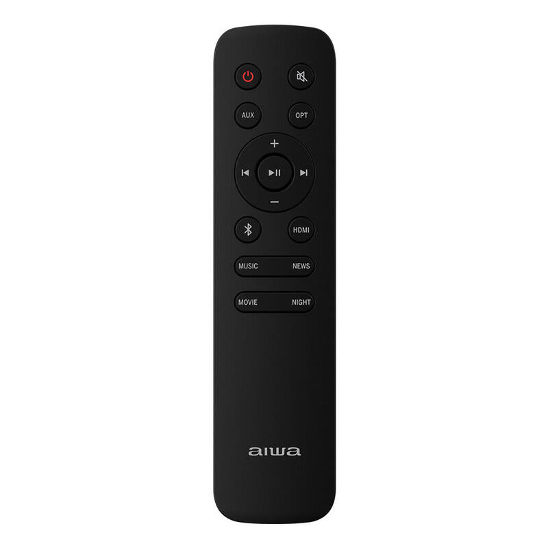 Barra De Sonido Con Bluetooth Aiwa He-950bt 120w 2.0 Negra