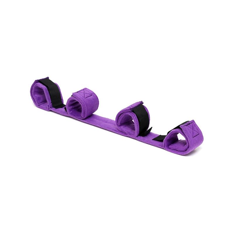 Barra Separadora Con 4 Esposas Purpura